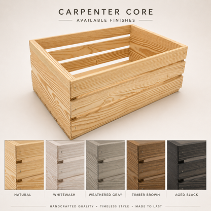 (draft) Open Slat Crate – 18½ × 14 × 6¾