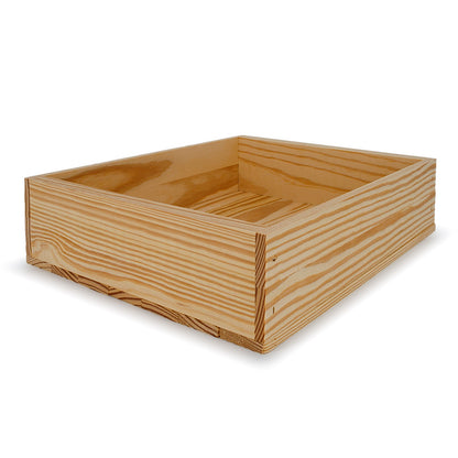 Small wooden crate 14x11.5x3.5, 6-BX-14-11.5-3.5-NX-NW-NL, 12-BX-14-11.5-3.5-NX-NW-NL, 24-BX-14-11.5-3.5-NX-NW-NL, 48-BX-14-11.5-3.5-NX-NW-NL, 96-BX-14-11.5-3.5-NX-NW-NL,