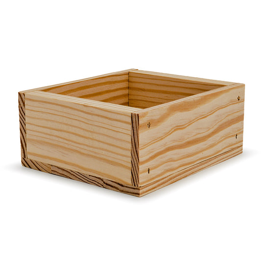Small wooden crate 6x5.5x2.75, 6-BX-6-5.5-2.75-NX-NW-NL, 12-BX-6-5.5-2.75-NX-NW-NL, 24-BX-6-5.5-2.75-NX-NW-NL, 48-BX-6-5.5-2.75-NX-NW-NL, 96-BX-6-5.5-2.75-NX-NW-NL