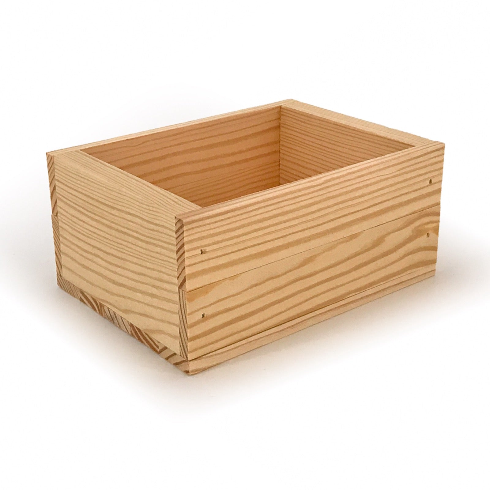 Small wooden crate box 7x5.5x3.5