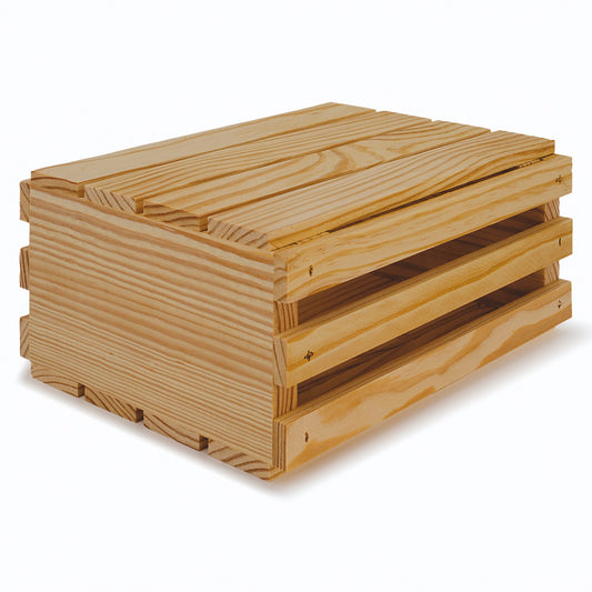 Small wooden crate with lid 10x8x4.5, 6-SS-10-8-4.5-NX-NW-LL, 12-SS-10-8-4.5-NX-NW-LL, 24-SS-10-8-4.5-NX-NW-LL, 48-SS-10-8-4.5-NX-NW-LL, 96-SS-10-8-4.5-NX-NW-LL