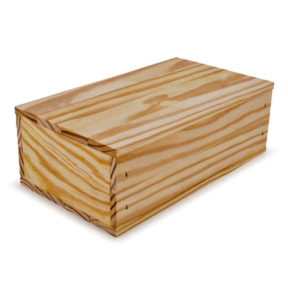 Small wooden crate with lid 11x6.25x3.5, 6-BX-11-6.25-3.5-NX-NW-LL, 12-BX-11-6.25-3.5-NX-NW-LL, 24-BX-11-6.25-3.5-NX-NW-LL, 48-BX-11-6.25-3.5-NX-NW-LL, 96-BX-11-6.25-3.5-NX-NW-LL