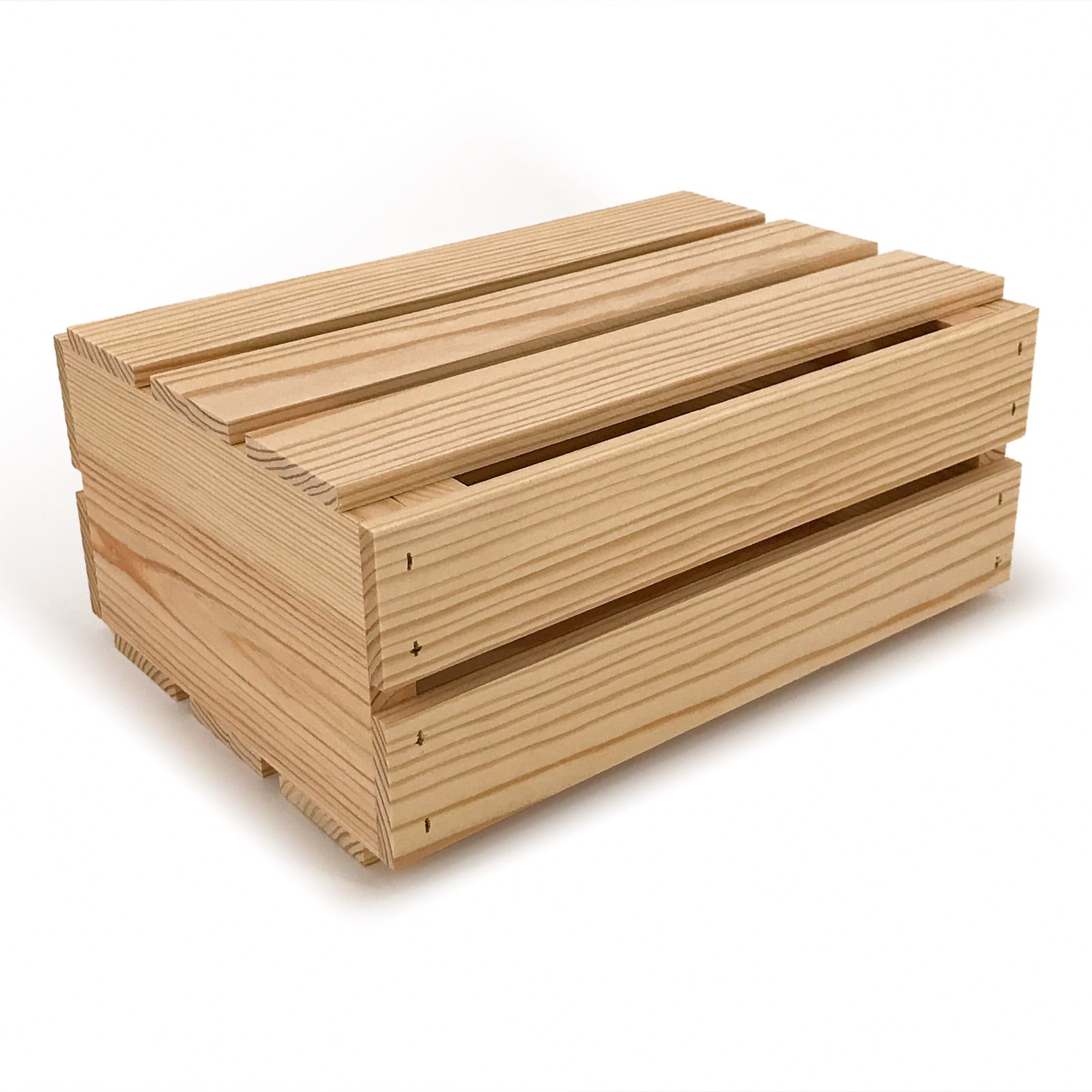 Small wooden crate with lid 12x9x5.25