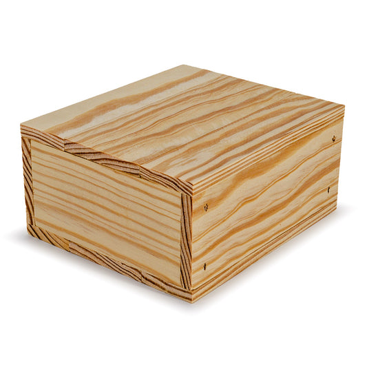 Small wooden crate with lid 6x5.5x2.75, 6-BX-6-5.5-2.75-NX-NW-LL, 12-BX-6-5.5-2.75-NX-NW-LL, 24-BX-6-5.5-2.75-NX-NW-LL, 48-BX-6-5.5-2.75-NX-NW-LL, 96-BX-6-5.5-2.75-NX-NW-LL