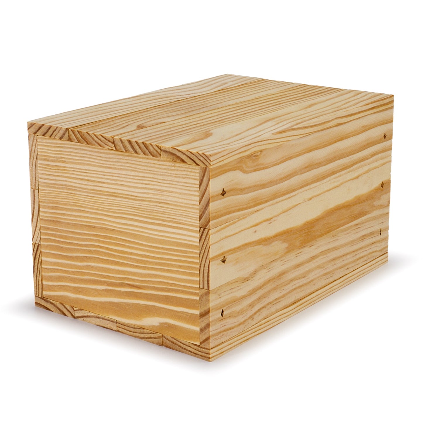 Small wooden crate with lid 9x6.25x5.25, 6-BX-9-6.25-5.25-NX-NW-LL, 12-BX-9-6.25-5.25-NX-NW-LL, 24-BX-9-6.25-5.25-NX-NW-LL, 48-BX-9-6.25-5.25-NX-NW-LL, 96-BX-9-6.25-5.25-NX-NW-LL