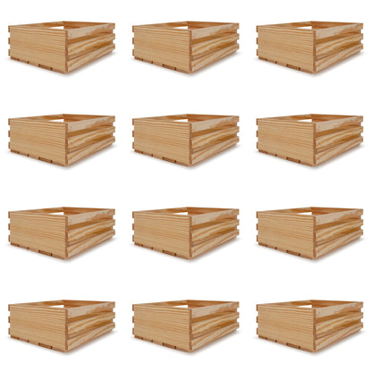 12 Small wooden crates 12x10x4.5