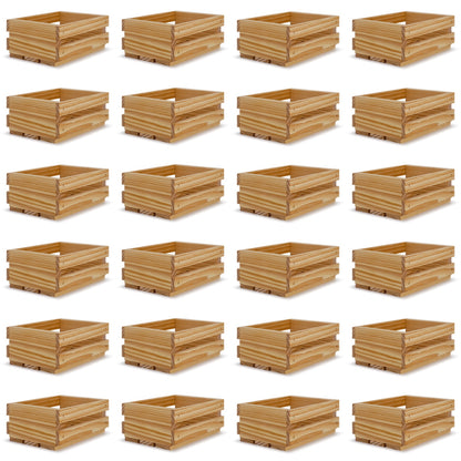 24 Small wooden crates 8x6x3.5