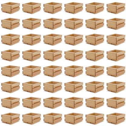 48 Small wooden crates 4x4x2.5