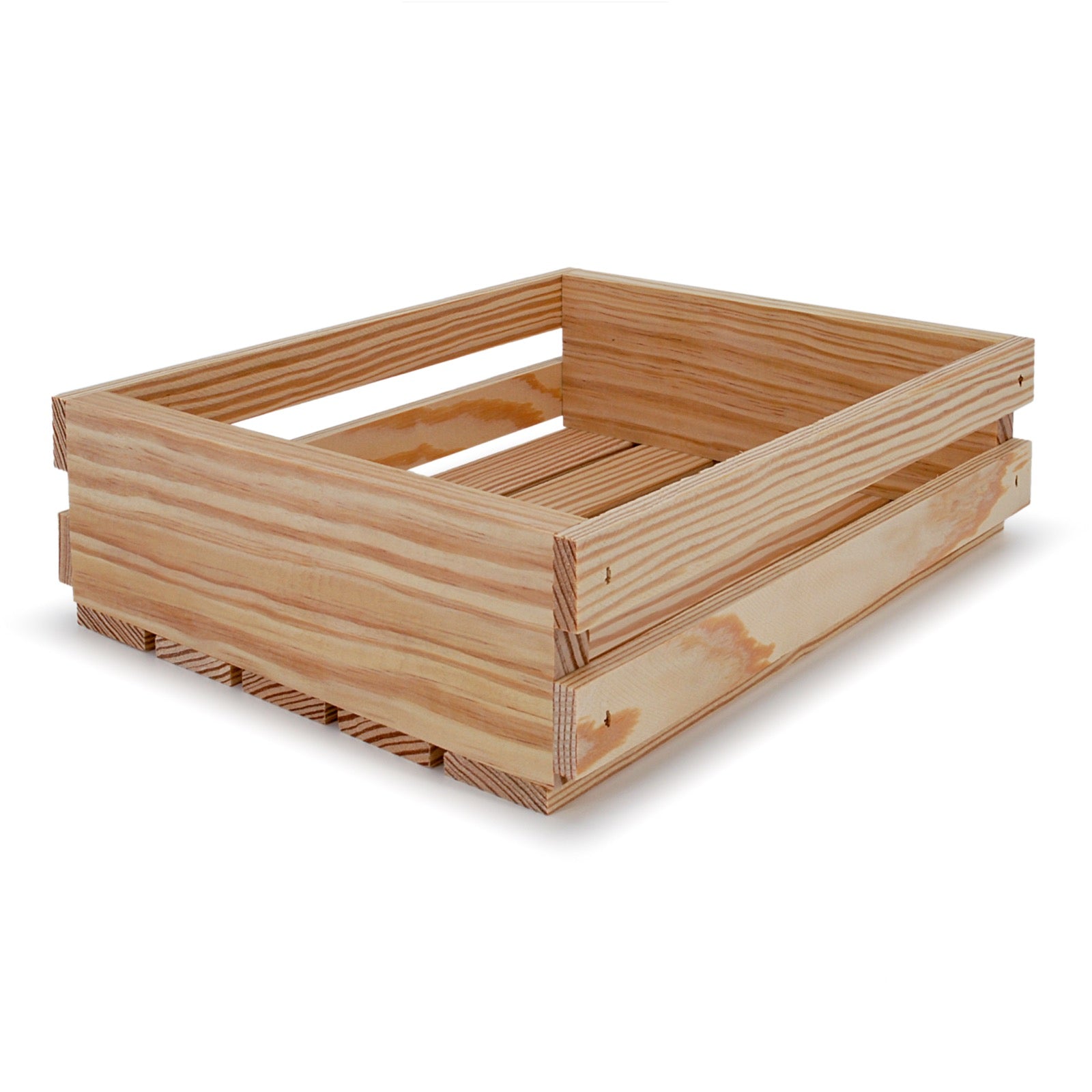 Small Wooden Crates - Wooden Gift Crates Wholesale 12x10x3.5”