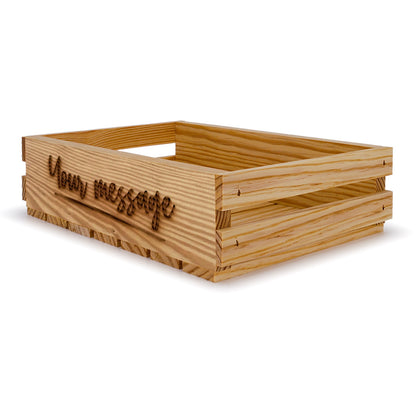 Small wooden crates 9x14x3.5 your message included, 6-SS-9-14-3.5-ST-NW-NL, 12-SS-9-14-3.5-ST-NW-NL, 24-SS-9-14-3.5-ST-NW-NL, 48-SS-9-14-3.5-ST-NW-NL, 96-SS-9-14-3.5-ST-NW-NL